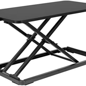 Mount-It! Standing Keyboard Tray, Adjustable Height Keyboard Riser for Desktop, Ergonomic Sit Stand Key board and Mouse Platform, Ergonomic Lifter for Keyboard and Laptops 23.6 x 11.8 Inch